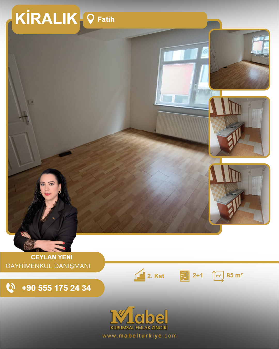 MABELDEN TUNA MAHALLESİNE MASRAFSİZ 2+1 FIRSAT DAİRE..!!!